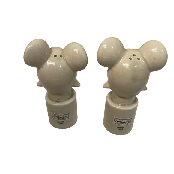 Vintage Handpainted Japan Fitz Floyd 1980 Mouse Salt & Pepper Shakers Set - Picture 8 of 9